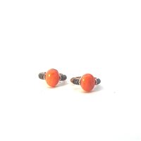 Pendientes Lucos Mujer in Plata Pasta di corallo ESOR C85-CORALLO - ESOR C85-CORALLO